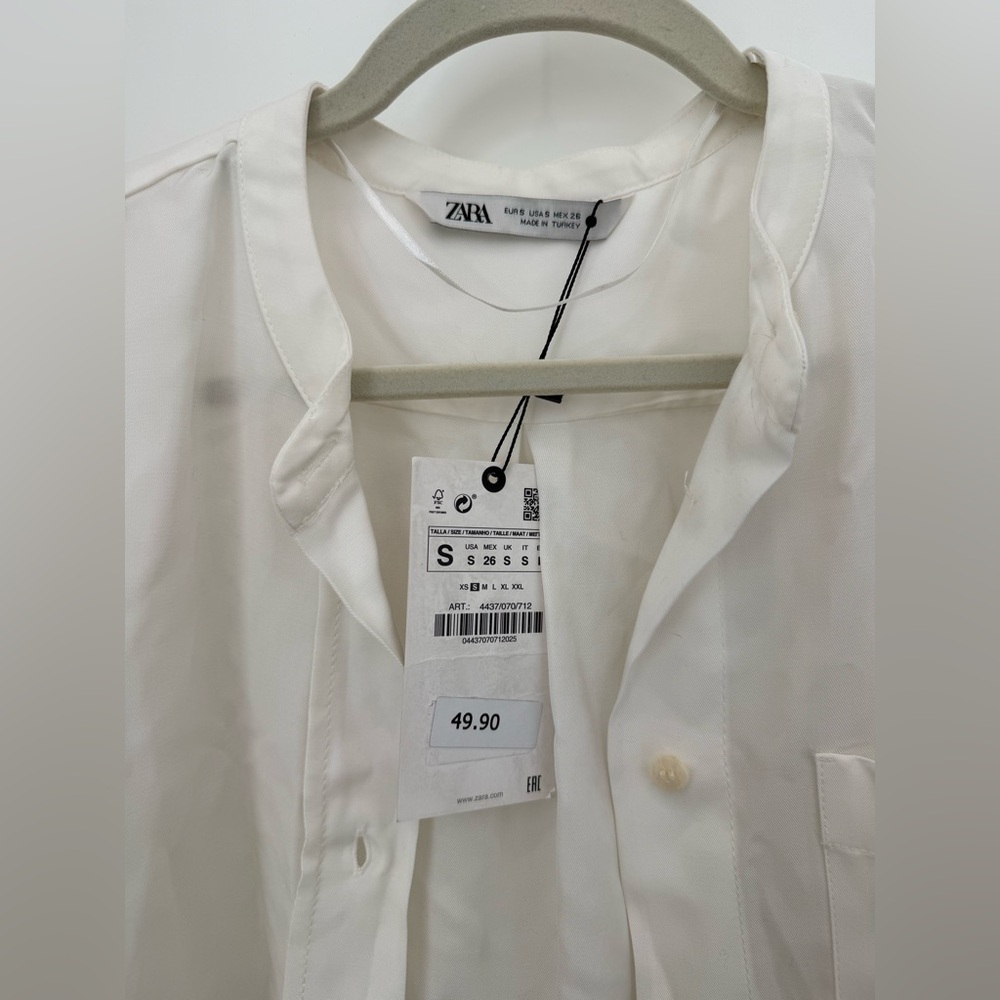 Zara Classic Ivory Shirt